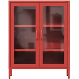 Jan Nowak Vitrine Gina 80 x 40 x 101,5 cm Rot