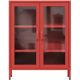 Jan Nowak Vitrine Gina 80 x 40 x 101,5 cm Rot