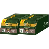 JACOBS Pads Crema kräftig 180 Getränke - 10x18 Kaffeepads Senseo kompatibel