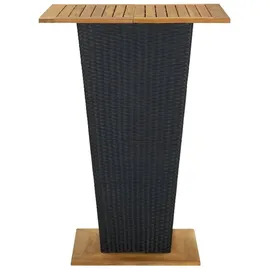 vidaXL Gartenbar Set 5-tlg. Schwarz
