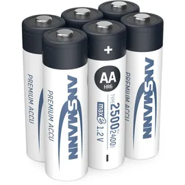 Ansmann NiMH Mignon-Akkus 4 + 2 gratis 1322-0000-510