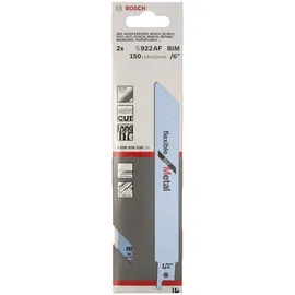 Bosch Säbelsägeblatt S 922 AF Flexible for Metal 2 Stück