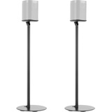 Ricoo 2er Set Lautsprecherständer Lautsprecher Ständer für SONOS ONE (SL) und Play:1TM - Bodenständer LH054-F Boxenständer HiFi Audio Standfuss Stativ Boxen Speaker Stand Kabelführung, Schwarz