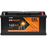 GEL Batterie 12V 140Ah Solarbatterie Wohnmobil Batterie Gel Akku 120Ah 130Ah