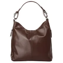 Samantha look Henkeltasche Leder Brown