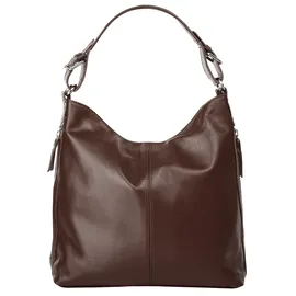 Samantha look Henkeltasche Leder Brown