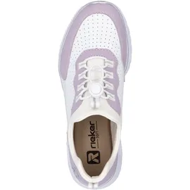 Rieker M6067-30 Weiss/Lila Damen 39