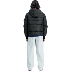 Alpha Industries Hooded Puffer schwarz 3XL