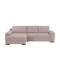 bobb Ecksofa  Soumia ¦ rosa/pink ¦ Maße (cm): B: 283 H: 91 T: 181.0