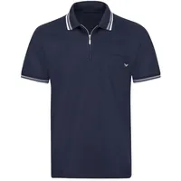 Trigema Poloshirt »TRIGEMA Poloshirt mit Reißverschluss« Trigema navy