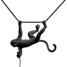 SELETTI Monkey Swing Außen-Hängeleuchte Schwarz