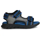 GEOX J AIRADYUM BO Sandal, Grey/ROYAL, 31 EU