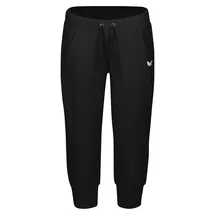 Erima 3/4 Sweathose mit Bündchen Damen schwarz 46