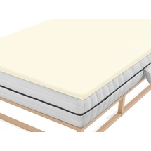 biberna 0077641 Jersey-Elastic-Topper 140 x 200 - 160 x 220 cm perlmutt