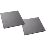 Emilja Schieferplatten 20 x 20cm - 2er Set quadratisch