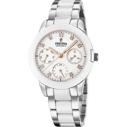 Festina Quarz Damen Keramik F20497/1 - weiß - 35.0mm