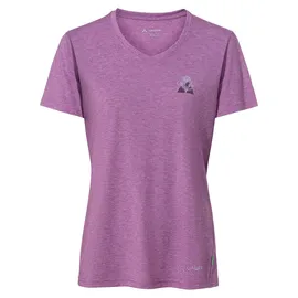 Vaude Skomer Print Iii Kurzarm-t-shirt - Magenta - 34