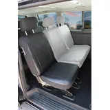 Walser - Passform Sitzbezug aus Kunstleder, kompatibel mit VW T6, Einzelsitz hinten,