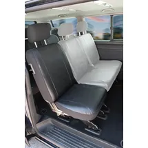 Walser - Passform Sitzbezug aus Kunstleder, kompatibel mit VW T6, Einzelsitz hinten,