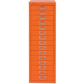 BISLEY MultiDrawerTM L3915 Schubladenschrank orange 15 Schubladen 27,8 x 38,0 x 85,7 cm