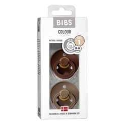 BIBS Schnuller Colour 2er Pack Mocha+Dark Oak 0-6m