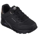 SKECHERS Sneaker »ESS - STREET GIRLS«, Freizeitschuh mit gepolster.Schaftrand, Größenschablone zum Download Gr. 33, schwarz-uni, , 49653361-33