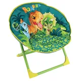 Fun House 713260 Jurassic World Dinosaurier-Sitz, faltbar, für Kinder, 47 x 54 x 42 cm, Grün