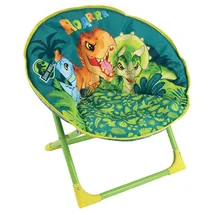 Fun House 713260 Jurassic World Dinosaurier-Sitz, faltbar, für Kinder, 47 x 54 x 42 cm, Grün