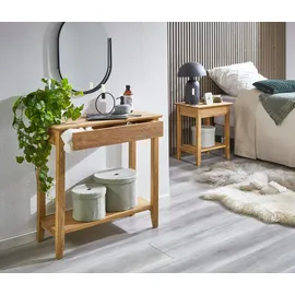 Haku-Möbel Konsole 50 x 40 x 60 cm Eiche