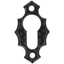 MS Beschläge Rosette Türbeschlag BB PZ Schmiedeeisernes Design Schwarz