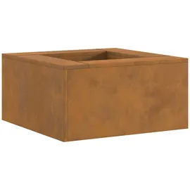 vidaXL - Feuerplatz Braun 60 X 60 X 30 Cm Witterungsbeständiger Stahl