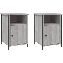 vidaXL Nachtschrank 40 x 42 x 60 cm Grau
