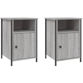 vidaXL Nachtschrank 40 x 42 x 60 cm Grau