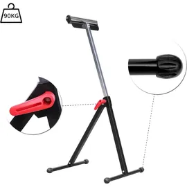 Melko 2er Set Rollenbock 66–105 cm – höhenverstellbare Rollenständer, 90 kg Tragkraft