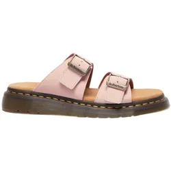 Pantolette DR. MARTENS "Josef", Damen, Gr. 37, rosa, Nubukleder, klassisch, Schuhe, Pantolette mit Plateausohle