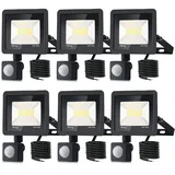 6*led strahler mit bewegungsmelder außen 50W,5000LM LED Strahler Außen mit Bewegungsmelder IP66 Scheinwerferled aussenstrahler bewegungsmelder Kaltes Weiß 3000K Außenstrahler LED Fluter Flutlicht