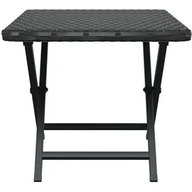 vidaXL Klapptisch Schwarz