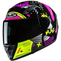 HJC Helmets Y10 Mika Schwarz/Pink S