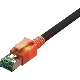 SACON CS1OSADAD0020 - Cat.6a LED Patchkabel, DualBoot, S/FTP schwarz, 2 m