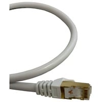 Vago-Tools CAT7 Patchkabel Netzwerkkabel weiß 3m rund