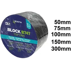 Bostik Block B747 Top Tape Blei Bitumen Dichtband 10m Rolle
