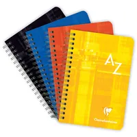 Clairefontaine 5x Adressbuch 9,5x14cm 90 Blatt kariert 90g Sortiert