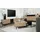 les tendances Nola TV-Lowboard 195 x 48 x 37 cm Braun/Holz