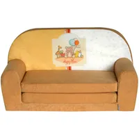 FORTISLINE – Kindersofa Mini ausklappbar 40x78x45cm - Kindersofa für Kinder 2in1 - Kindercouch ausklappbar - Schlafcouch aus Schaumstoff - Abnehmbarer Bezug - Viele Motive