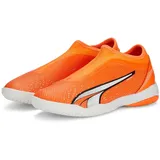 Puma Ultra Match Laceless IT + Fußballschuhe Kinder 01 - ultra orange/puma white/blue glimmer 38.5