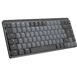 Logitech MX Mechanical Mini Grafit, Taktile-Switches (Leise), DE-Layout (Qwertz), Logi Bolt Adapter, Bluetooth, USB-C, Unterstützt von Logi Options+
