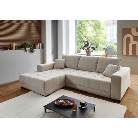 A.Z. Iwaniccy Eckcouch Webstoff 2-Sitzer Greige