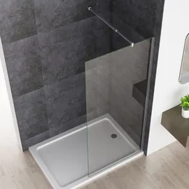 Boromal Eckdusche mit Falttür 90 x 90 cm transparent 6mm ESG