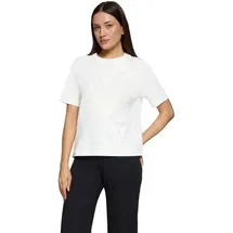 Cartoon Kurzarm-Shirt mit Rundhalsausschnitt 38, Patch Cream/Pink | 38