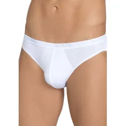 Slip »men Basic Mini 2P«, (2er Pack), elastischer, weicher Taillenbund, Gr. 7, WHITE, , 13444132-7